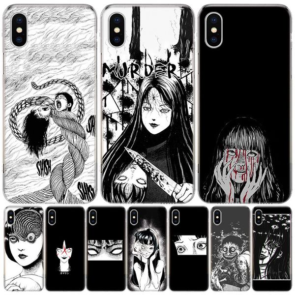 

babaite junji ito tees horror thriller phone case for iphone 11 12 mini pro xs max xr x 8 7 6 6s plus 2020 5 5s se cover shel