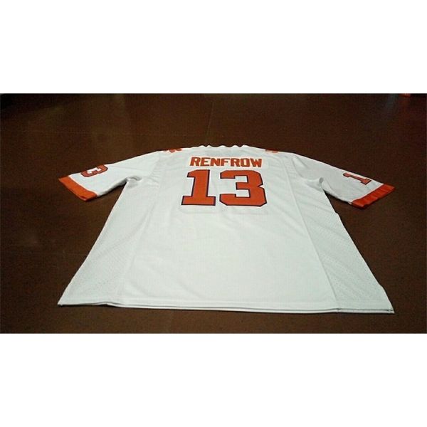 

w/2019 cfp patch 2604 clemson tigers #13 hunter renfrow orange white college jersey or custom any name or number jersey, Black
