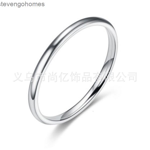 

titanium 3mm extremely inside and fine outside ball ring stainless steel couple jewelry gift, Silver
