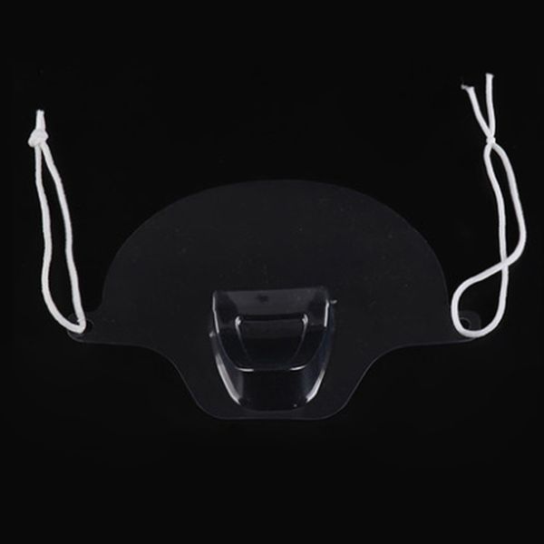 

plastic clear mask chef shield prevent spittle anti-fog transparent food hygiene mouth cover l catering mask shield wmtaks comb2010