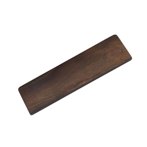 

walnut wooden wood wrist rests for gh60 64 id75 size mechanical gaming keyboard typing balancing