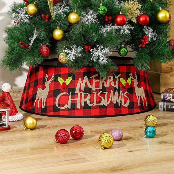 

2020 christmas tree skirt party dress up christmas supplies tree decoration arrangement apron home decoration1