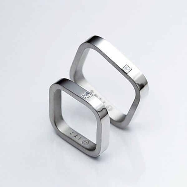 

jon 925 sterling sier couple ring for men and women, Silver