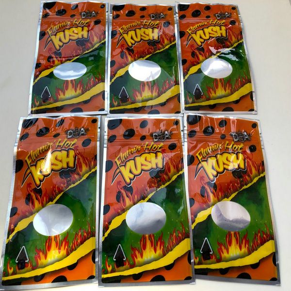 

flamin kush resealable empty mylar bags california 3.5-7g edibles packaging mylar bags bbyctw bde_luck