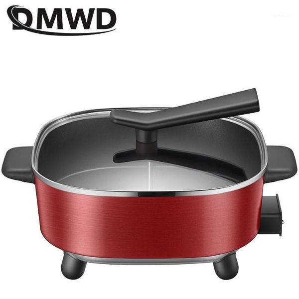 

dmwd 5l multifunctional home electric cooker skillets ot crepe pancake maker bbq griddle non-stick 1500w 220v1