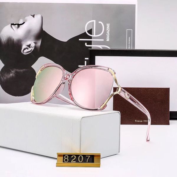 

summer womens designer sunglasses luxury sunglasses adumbral goggle sun glasses uv400 style trds 5 color with box wholesale, White;black