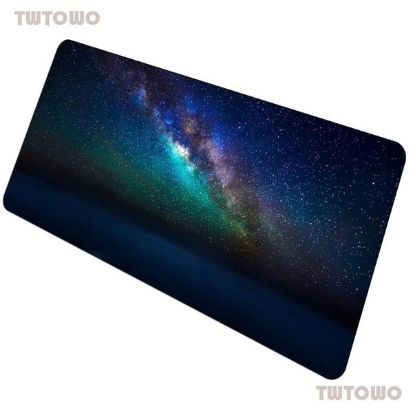 

mouse pads & wrist rests sky earth mousepad 900x400x2mm starry gaming pad gamer mat computer desk padmouse keyboard stars play mats