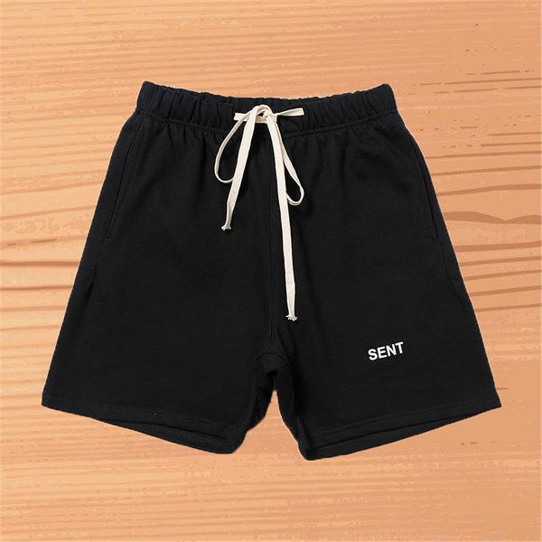 

famous stylist mens shorts 2021 street fashion letters printed men joggers short pant summer hip hop sweatpants for man, White;black