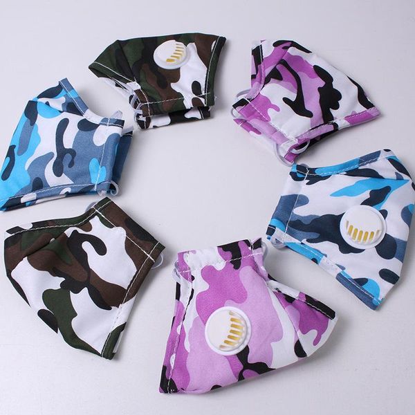 

cotton filter haze printing camouflage leisure dust gauze and pm2.5 cloth mask frwbq