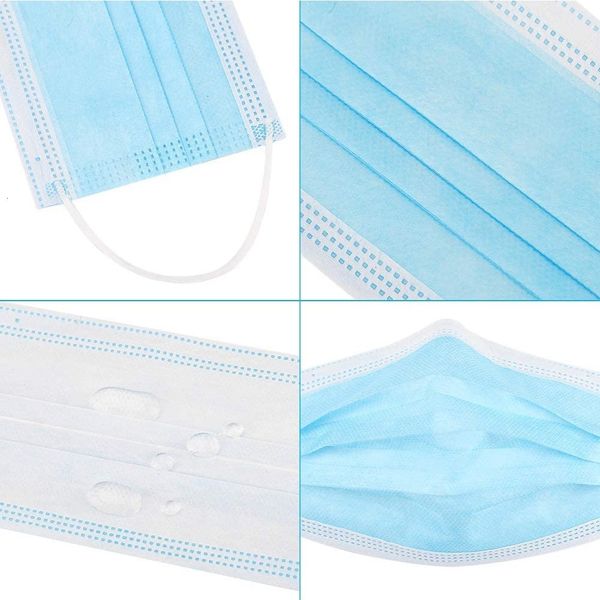 

face 3-layer masks disposable protective with thick earloops for salon, home use comfortable maskoutlet8mwu