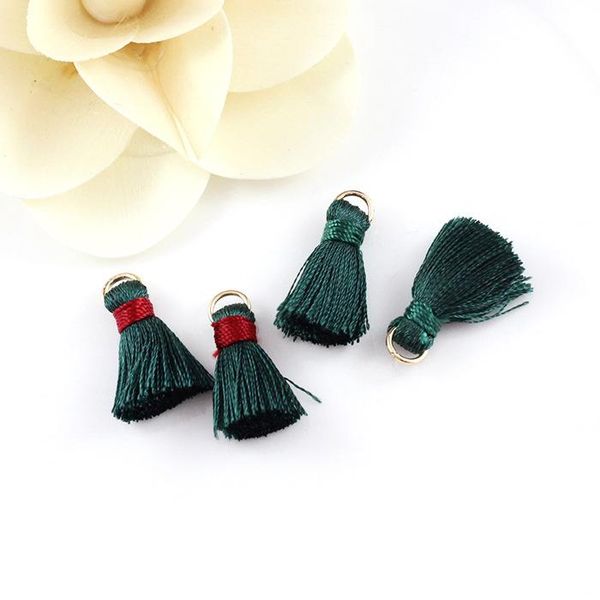 

30pcs 2cm mini silk tassel pendant for jewelry making diy bracelet cellphone pendant finding key bag pendant craft tassels h bbysxl