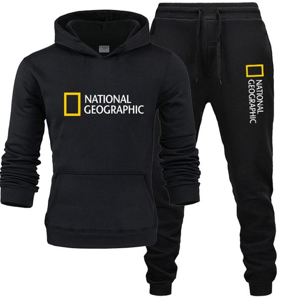 

2-piece men's sweatshirt , casual sportswear, autumn and winter, new style, Gray