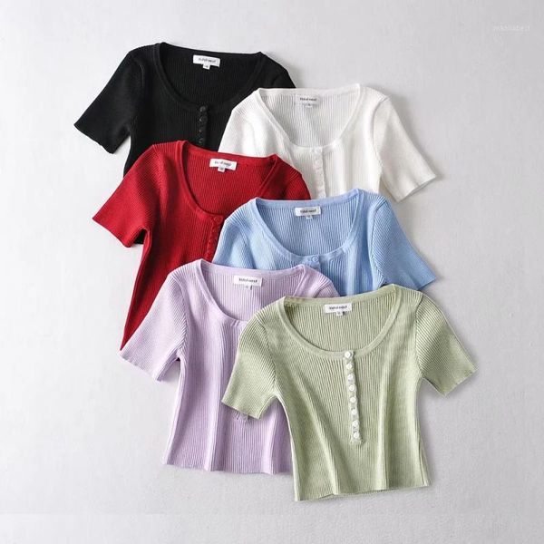 

slim women vintage bomb short shirts 2020 summer fashion ladies bodycon casual female stylish blouse girls chic 1, White