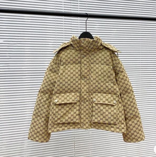 

22ss winter new men's women's down jackets warm cotton padded clothes lovers downs cotton jacket coats, Black