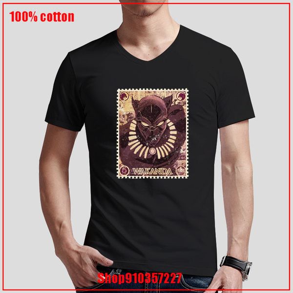 

postage stamp from afar black panther funny short sleeve fashion tees homme camisetas personalize sport sweatshirt hoodie t shirt