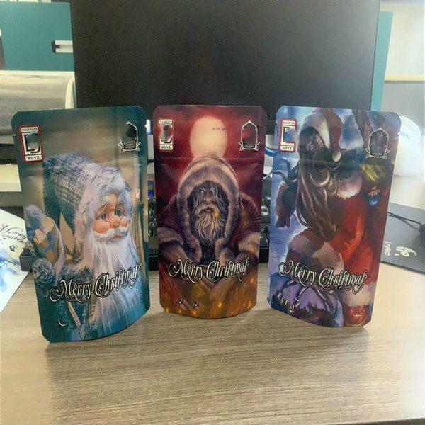 

merry christmas backpack boyz white california 3.5g edibles packaging mylar bags child resistant mylar bags bbyvow bwkf