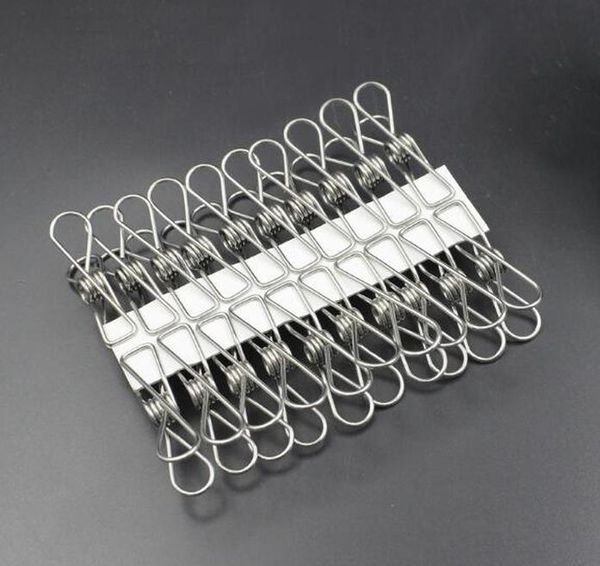 

5.5*2.5cm spring clothes clips stainless steel pegs for socks ps hang rack parts practical portable hold wmttbd loveshop01