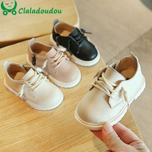 

11.5-15.5cm girls boys shoes spring autumn pu leather children fashion toddler kids pure zip ankle boots, Black;red