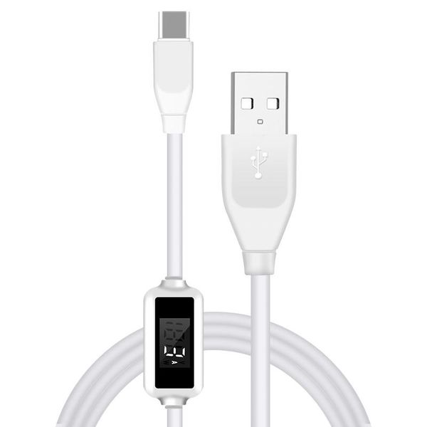 

usb для зарядного кабеля usb-c-c-c с светодиодной дисплеем экрана