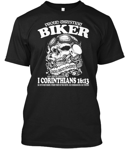 

men t shirt proud christian biker holy ghost powered women tshirt sport hooded sweatshirt hoodie