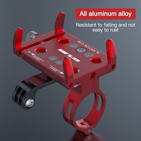 

2 in 1 gub g-89 mtb bike mount bicycle stem install smart cell phone bracket camera headlight led flashlight holder