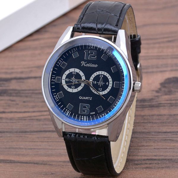 

belt blu ray fashion watch business men's korean sports watch men's quartz watch, Slivery;brown