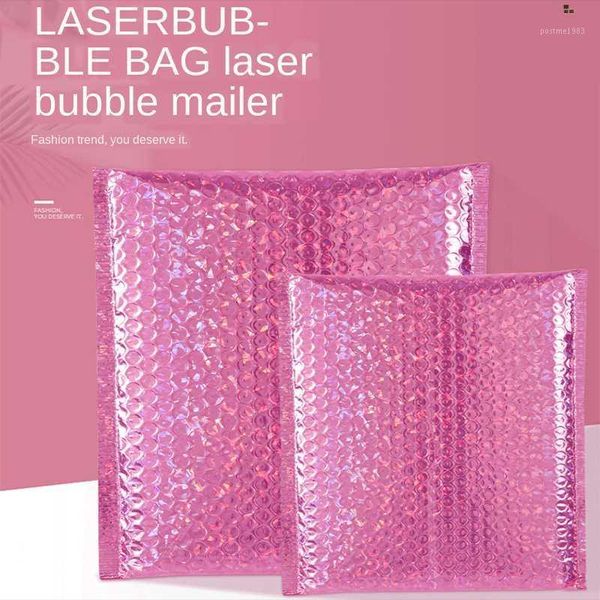

20pcs rose gold bubble envelop/rose gold foil bubble mailer for gift packaging & wedding favor bag&mailing envelopes1