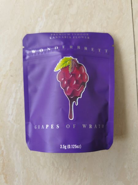 

premium grapes of wrath wonderbrett oz kush mylar bag 10x12.4cm edibles packaging local mylar bags sf california 3.5g wmtfin lyqlove