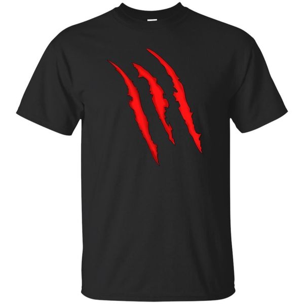 

bloody werewolf scratches t-shirt - halloween wound cut fancy dress mens t-shirts sport hooded sweatshirt hoodie