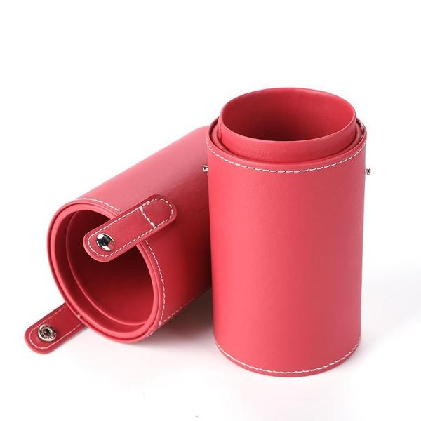 

23cm pu leather empty make up brush container bag holder travel cosmetic brushes pen case storage brushes organizer make bbypuc