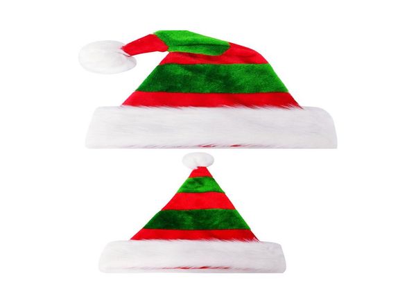 

3 styles striped christmas hats merry christmas caps hat for and kids xmas decoration new year's gifts home party supplies bbytnt