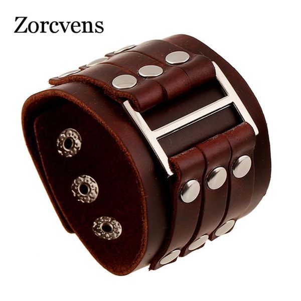 

charm bracelets modyle 2021 cool punk vintage leather for men bangle & bracelet fashion jewelry, Golden;silver