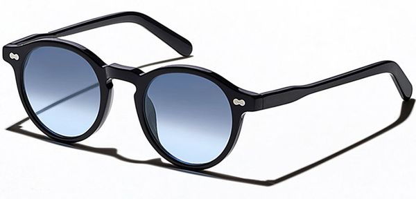 

quality celebs johnny depp glasses retro smallrim militzn gradient tinted sunglasses uv400 46-23-145 imported plank full-set case