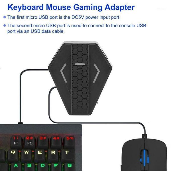 

game controllers & joysticks keyboard mouse gamepad adapter converter controller set for xbox360//n-switch console gamepads1
