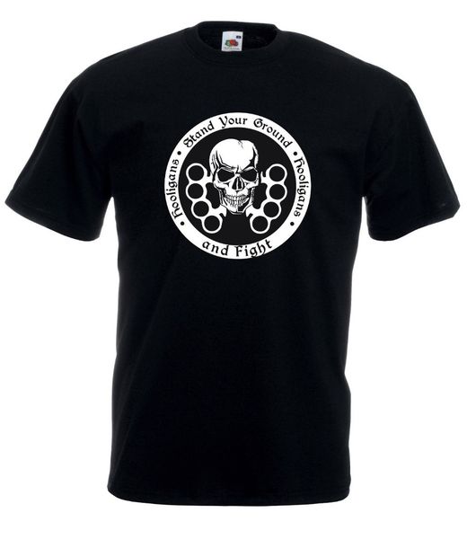 

new fashion mens t-shirts t-shirt hooligans stand your ground and fight ultras tee shirt casual short sleeve sport hooded sweatshirt hoodie
