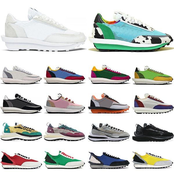 

ldv waffle men women running shoes chunky dunky triple black white nyc pigeon mens trainers sports sneakers runners size 5.5-11