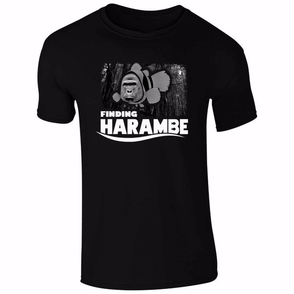 

new fashion sleeves cotton t shirt fashion finding harambe offensive tee shirt sport hooded sweatshirt hoodie