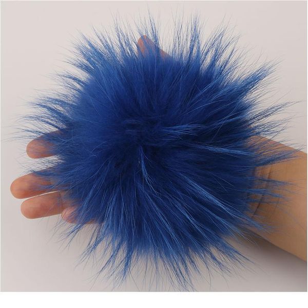 

dankeyisi 14-15cm real fox fur pompon pom-poms fur pom poms for knitted hat cap beanies natural raccoon fur pompon scar jllwxh
