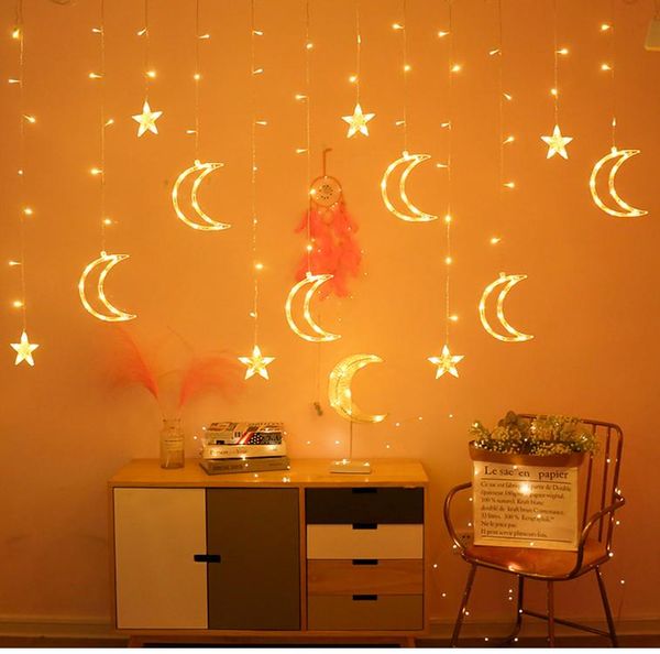 

fengrise 220v moon star led light wedding birthday party decor bachelorette невеста быть для вечеринок ид мубарак рамазан декор wmtdkn