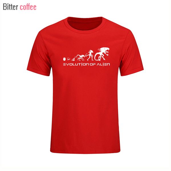 

sport new summer alien evolution design t-shirt cotton men funny round neck summer t shirt fashion & tees