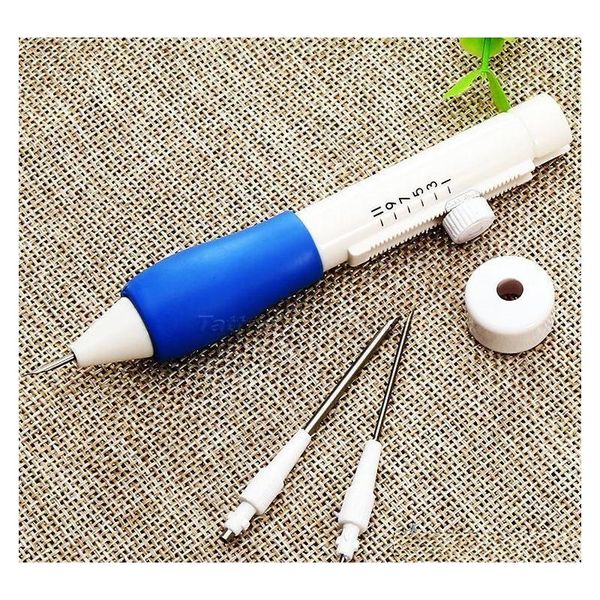 

3 size embroidery punching stitching needle sewing threader diy hand tools set micro needle pen e qylzcg tore2010