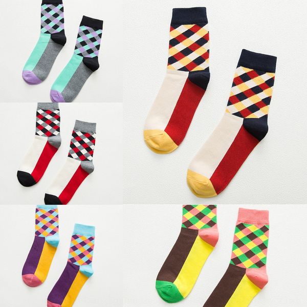 

duolingge business street men's cotton socks cotton socks yin and yang tube happy ugjdm, Black