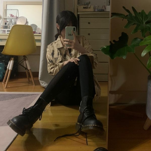 

fashion autumn winter pine cake air cushion bottom boots is very any dress can be easily mastered versatile light and comfortable boot, Black