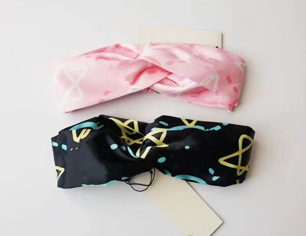 Hot Sale Designer Silk Headbands Headwraps para mulheres Melhor Qualidade Moda Estrelas Estrelas Estilo Headband Banda Dropship