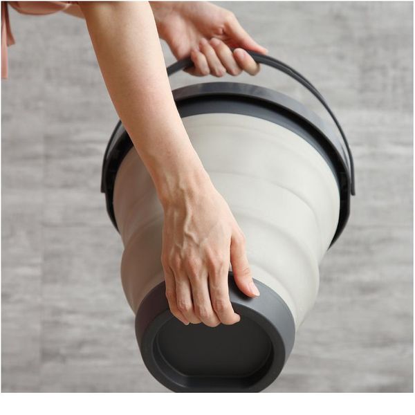 

promotion folding bucket sile bucket for fishing car wash outdoor fishing supplies bathroom kitchen camp bu jllsmr