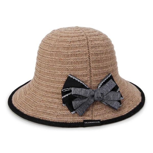 

wide brim hats fashion women bowknot decor adjustable anti-uv straw sunhat beach cap handmade woven summer accessories holiday, Blue;gray