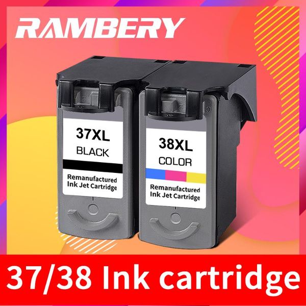 

pg37 cl38 ink cartridge replacement for canon 37 38 xl ink cartridge pixma mp190 ip2600 mp140 mp210 mp220 mp420 mx300 printer