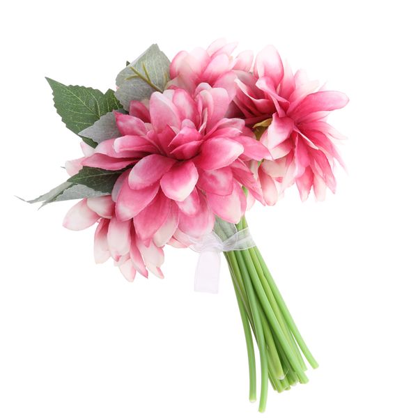 

6 стебли искусственного шелка георгины свадебный венок centerpiece главная орнамент