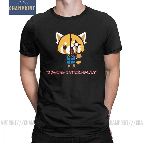 

man t shirt aggressive retsuko inner rage hipster short sleeved tees o neck clothes gray t-shirt sport hooded sweatshirt hoodie