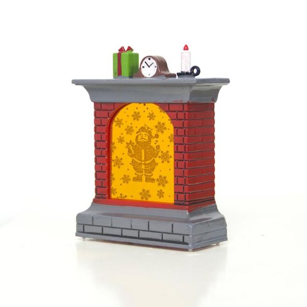 

christmas decorations with light props festival decoration letters print lightweight battery powered party home portable fireplace ornament